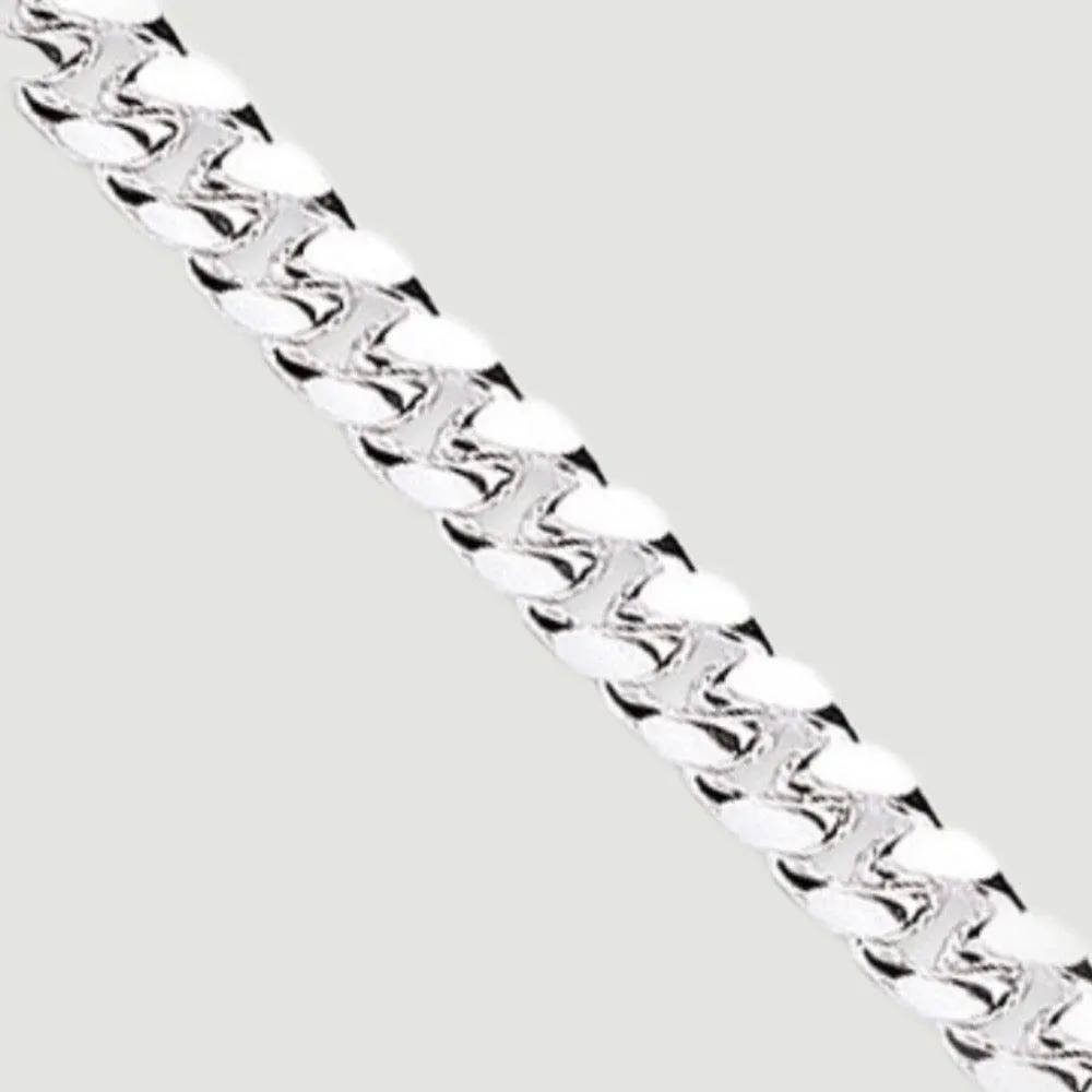 6.5mm Silver Cuban Bracelet