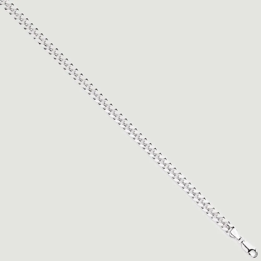 6.5mm Silver Cuban Bracelet