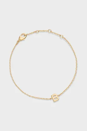 B - Letter Bracelet