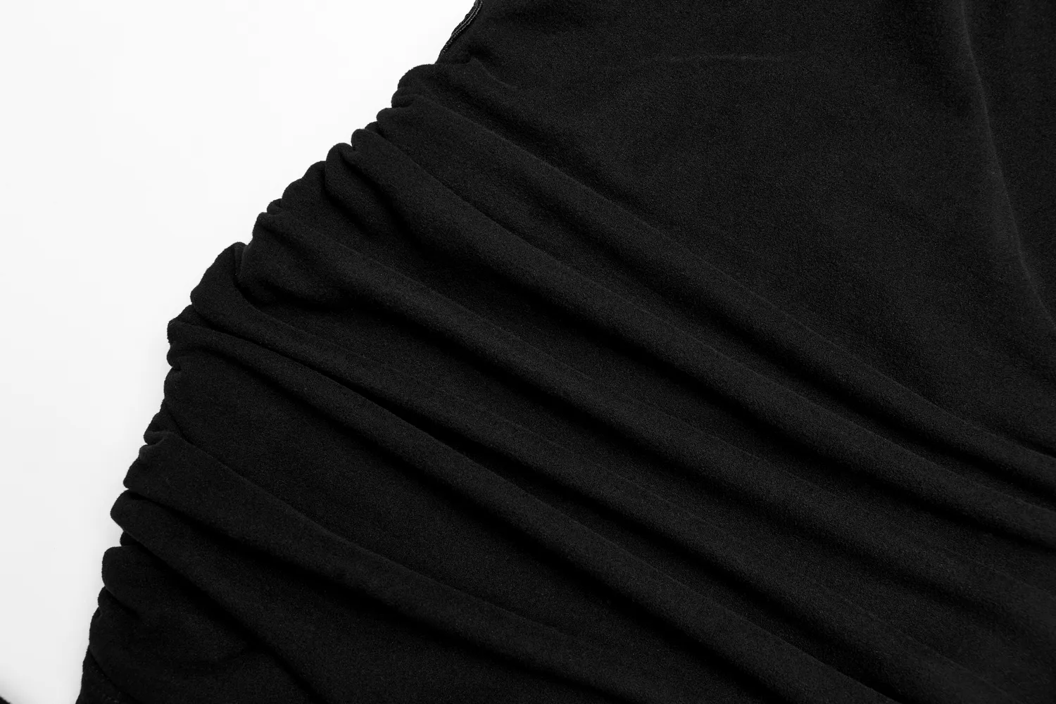 Black Gothic Witchy Drawstring Waist Choker Dress