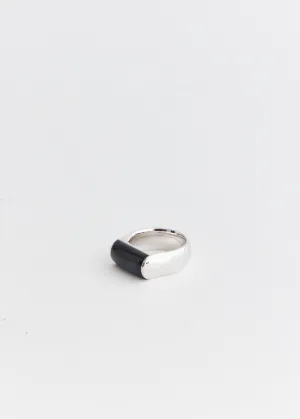 Crest Ring Blue Hawk Eye