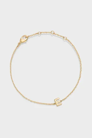 E - Letter Bracelet