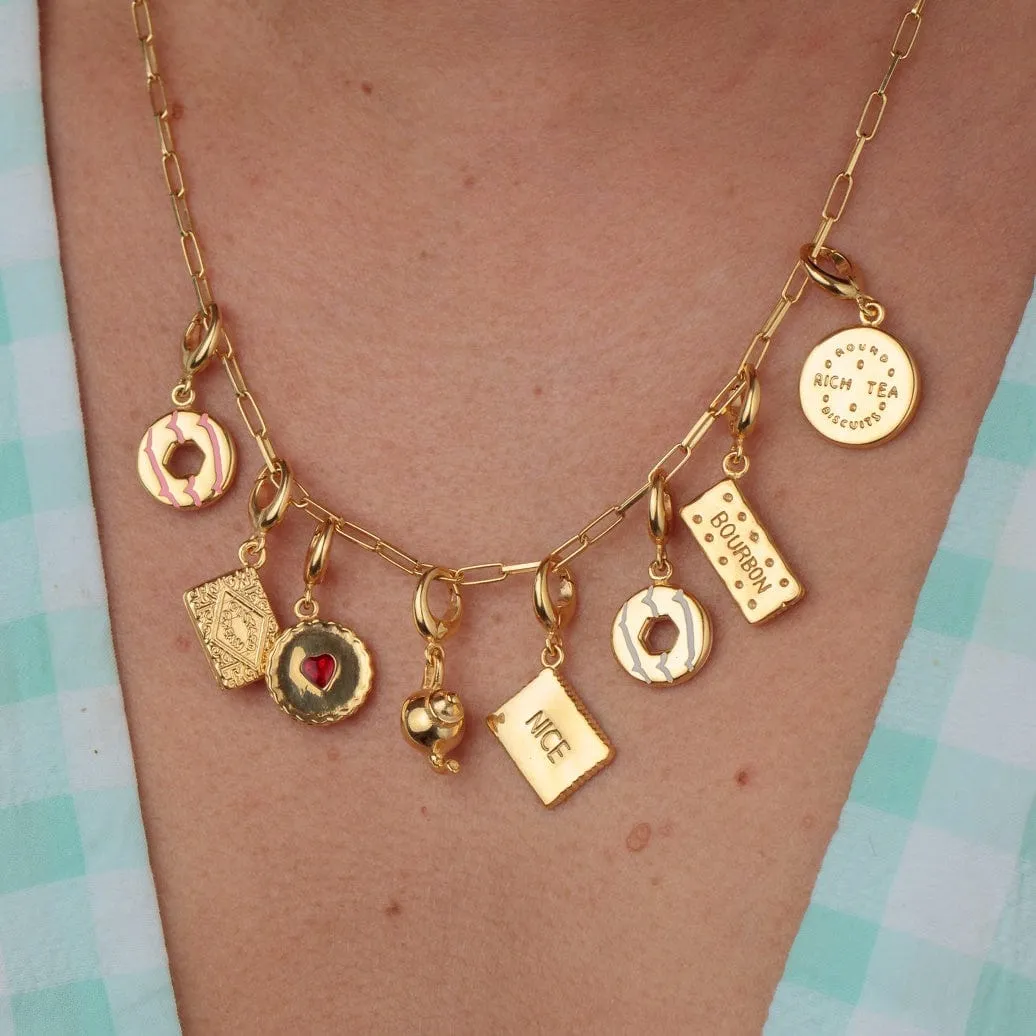 Gold Plated Box Link Chain Necklace