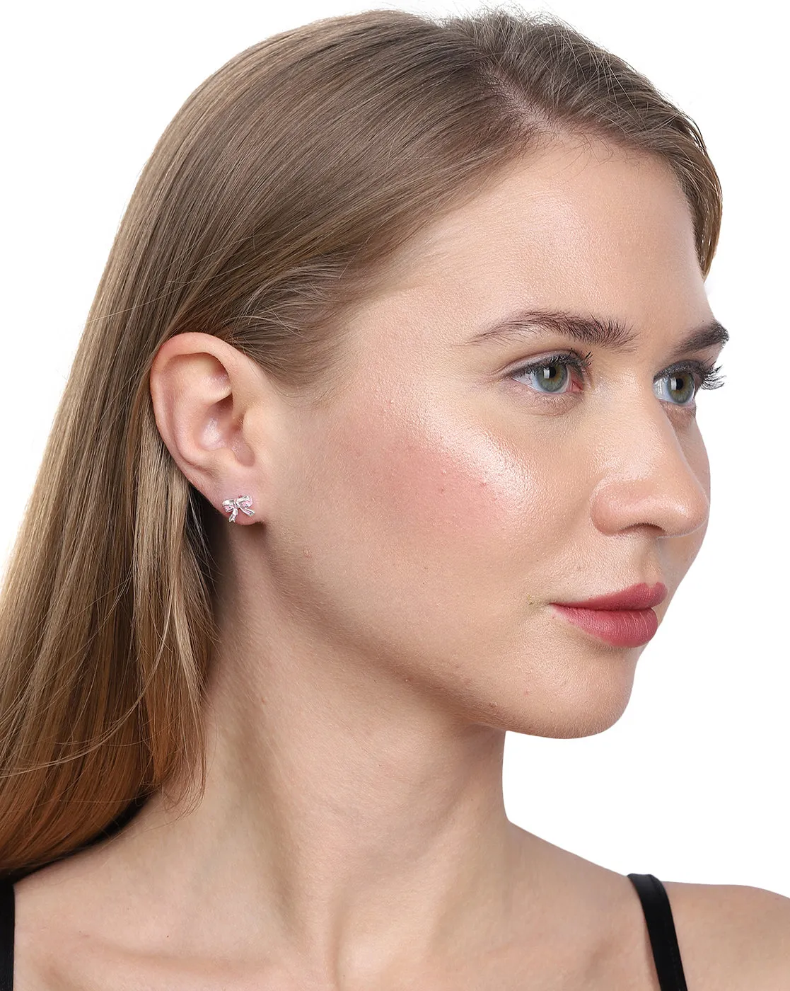Premium Jwlry - Silver & White Toned Pearls Studded Rhodium - Plated Contemporary Handcrafted Drop Earrings