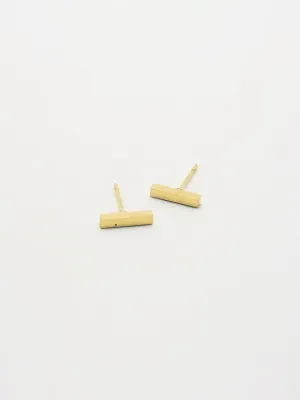 Some Stainless Steel Bar Earrings 963