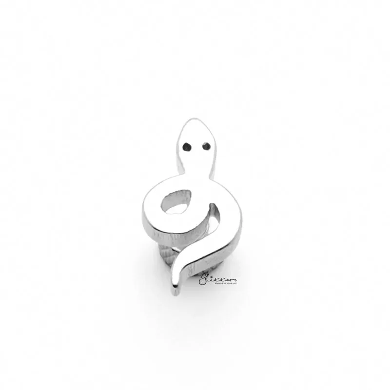 Stainless Steel Snake Fake Plug Earring