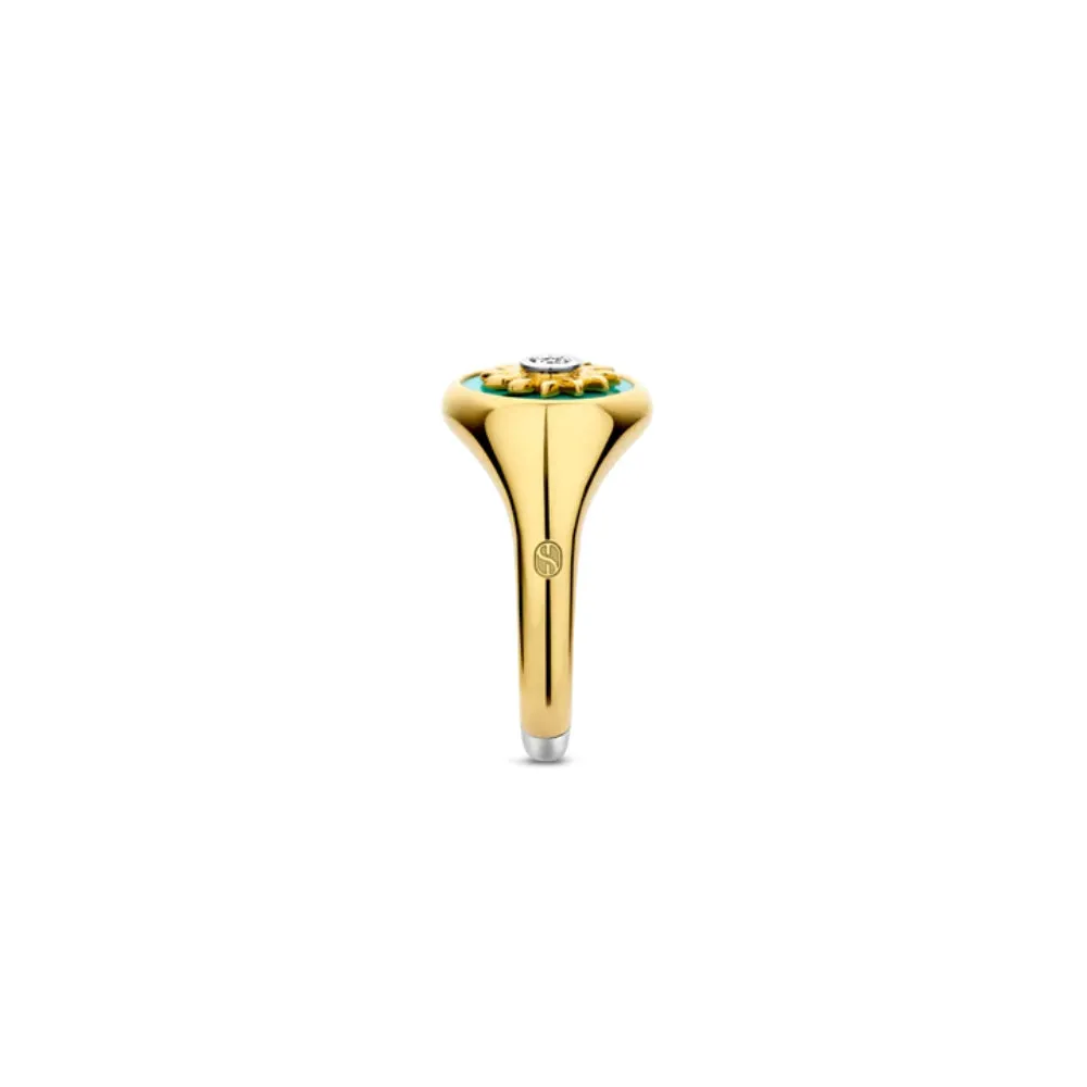 Ti Sento Turquoise Sun Ring